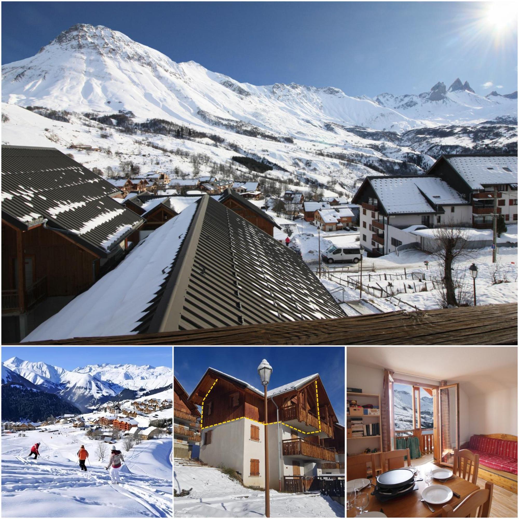 Appart - Chalet Du Hameau Des Aiguilles Albiez-Montrond Exterior foto